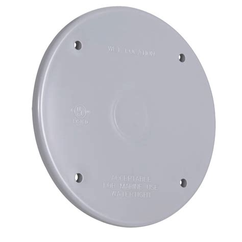 junction box cover round|round exterior electrical box covers.